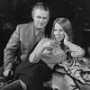 Charles Durning and Julie Harris during rehearsal of the stage production Au Pair Man