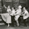 Carol Channing with three unidentified actors in Wonderful Town.