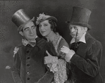 Willie Howard, Fanny Brice and Eugene Howard in the stage production Ziegfeld Follies of 1934
