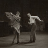 Unidentified actress with Jerome Robbins during rehearsals for Gypsy.