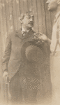 Luther Adler and an unidentified man in unknown Yiddish play