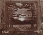Stage curtain for the stage production The Girl of the Golden West