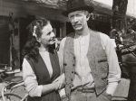 Jeanne Crain and Walter Brennan in the motion picture Home in Indiana