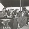 Lon McCallister, June Haver, Jeanne Crain, and Charles Dingle in the motion picture Home in Indiana