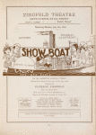 Credit page for the stage production Show Boat