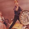 Paula Stewart and Lucille Ball in the stage production Wildcat