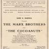Sam H. Harris presents the Marx Brothers in The cocoanuts