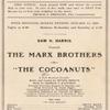 Sam H. Harris presents the Marx Brothers in The cocoanuts