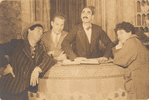 Marx Brothers (Chico, Zeppo, Groucho and Harpo) in the stage production The Cocoanuts.