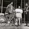 Clifton Davis and unidentified others in the stage production Two Gentlemen of Verona