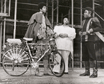 Clifton Davis and unidentified others in the stage production Two Gentlemen of Verona