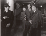 Irene Hervey, Don Terry (center) and unidentified actors in the motion picture Unseen Enemy