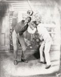 F.E. Miller and A.L. Lyles in fisticuffs routine for the stage production Runnin' Wild