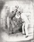 F.E. Miller and A.L. Lyles in fisticuffs routine for the stage production Runnin' Wild
