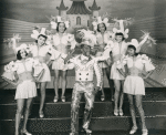 Bill "Bojangles" Robinson and dancers in the stage production The Hot Mikado