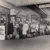 Audience line outside the Majestic Theatre for the stage production Allegro, ca. 1947.
