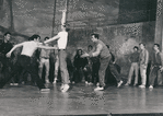 Rumble scene from the stage production West Side Story