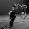 Dancer/choreographers Martha Graham and Paul Taylor in a scene fr. the ballet "Clytemnestra"
