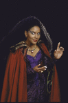 Actress Phylicia Rashad, performing as the witch in Stephen Sondheim's musical "Into the Woods".