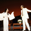 Actors (L-R) B. D. Wong and John Lithgow performing in a scene fromthe Broadway prod. of the play, "M. Butterfly."