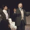 Actors Brian Dennehy (R) and Natasha Parry in scene from Chekhov play "The Cherry Orchard" at Brooklyn Academy of Music