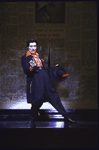 Actor Edward James Olmos in a scene from the Broadway play "Zoot Suit." (New York)