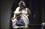 Actresses (L-R) Etain O'Malley and Pamela Payton-Wright in a scene from the New York Shakespeare Festival's Young Playwrights Series production of the one-act play "In the Garden." (New York)