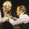 Jason Robards Jr. (R) with Barnard Hughes (L) in scene from play "The Iceman Cometh".