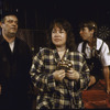(L-R) Eddie Jones, Kathy Bates, and Karen Tull in scene from Sam Shepard's play, "Curse of the Starving Class"