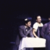 Actors (L-R) James Hindman, Alvin Lum, James Naughton, Tom Galantich and Shawn Elliott in a scene from the Broadway musical "City of Angels" (New York)