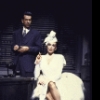 Actors Dee Hoty and James Naughton in a scene from the Broadway musical "City of Angels" (New York)