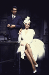 Actors Dee Hoty and James Naughton in a scene from the Broadway musical "City of Angels" (New York)