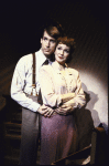 Actors Kay McClelland and Gregg Edelman in a scene from the Broadway musical "City of Angels" (New York)