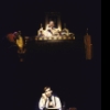 Actors (Top-Bottom) Rene Auberjonois and Gregg Edelman in a scene from the Broadway musical "City of Angels" (New York)