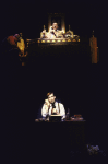 Actors (Top-Bottom) Rene Auberjonois and Gregg Edelman in a scene from the Broadway musical "City of Angels" (New York)