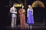 Actors (L-R) Gregg Edelman, Dee Hoty and Rachel York in a scene from the Broadway musical "City of Angels" (New York)