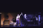 Actresses (L-R) Kay McClelland and Randy Graff in a scene from the Broadway musical "City of Angels" (New York)