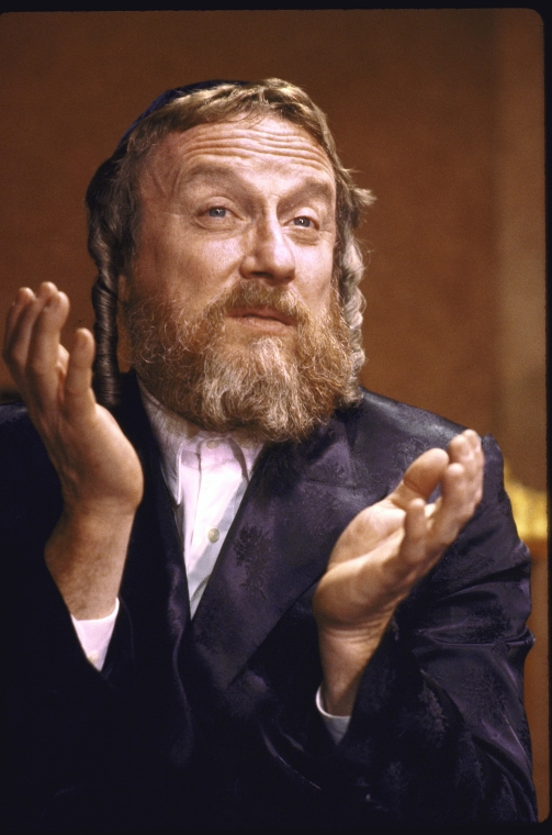 Actor Hearn in a scene from the OffBroadway musical "The Chosen