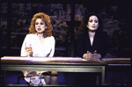 Actresses (L-R) Carolee Carmello and Barbara Walsh in a scene from the National tour of the Broadway musical "Chess" (Miami)