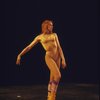 Actress Sandahl Bergman in a scene fr. the Broadway musical "Dancin'."