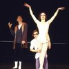 Actors (L-R) Richard Korthaze, Charles Ward & Ann Reinking in a scene fr. the Broadway musical "Dancin'."