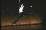 Actor James Dunne in a scene fr. the replacement cast of the Broadway musical "Dancin'."