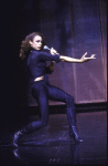 Actress Valarie Pettiford in a scene fr. the Chicago replacement cast of the Broadway musical "Dancin'."