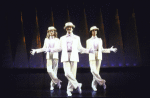 Actors (L-R) Anita Ehrler, Frank Mastrocola & Valarie Pettiford in a scene fr. the Chicago replacement cast of the Broadway musical "Dancin'."