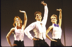 Actors (L-R) Lynne Savage, John DeLuca & Heather Lea Gerdes in a scene fr. the National tour of the Broadway musical "Dancin'."