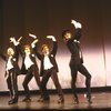 Actors (L-R) Quin Baird, John DeLuca, Shan Reece & Spence Ford in a scene fr. the National tour of the Broadway musical "Dancin'."