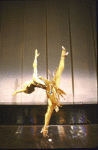 Actress Heather Lea Gerdes in a scene fr. the National tour of the Broadway musical "Dancin'."