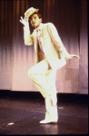 Actor David Thome in a scene fr. the National tour of the Broadway musical "Dancin'."