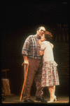 Actors Spiro Malas and Sophie Hayden in scene fromBroadway operatic musical "The Most Happy Fella"