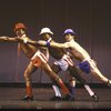 Actors (L-R) Michael Lafferty, Byron Easley & Lee Mathis in a scene fr. the National tour of the Broadway musical "Dancin'."